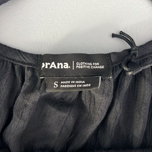 New PrAna Fernie Wide Leg Jumpsuit Black Modal Size S - Picture 6 of 12